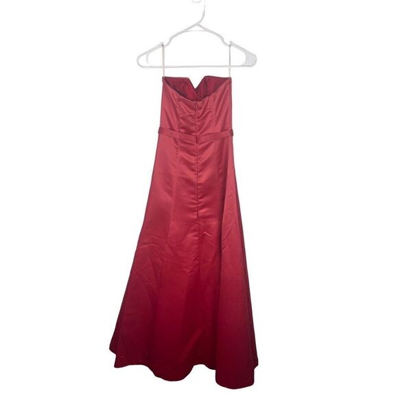 Gunne Sax Jessica McClintock Y2K Pink Bow Tulle Long Formal Prom Dress Sz S 1/2 - Picture 2 of 10